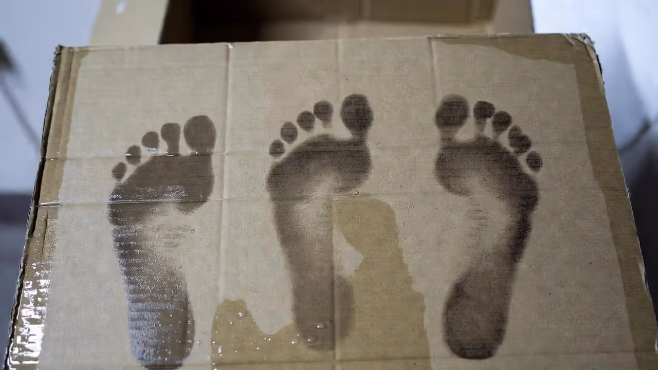 Compare footprints to quickly identify your arch type.