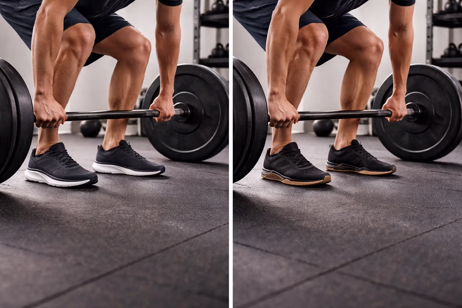 A soft, high-heel platform can change lifting mechanics.