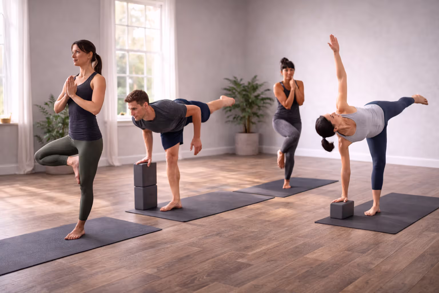 One theme, four levels: balance can be scaled to your current capacity.