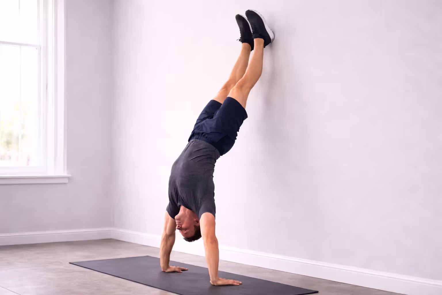 Handstand starts with stacking—before you ever “kick up.”